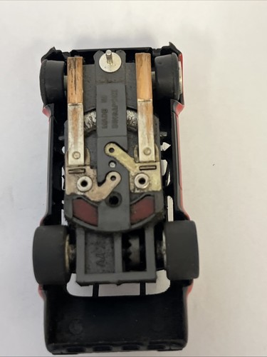 Vintage Aurora AFX Ford Escort #46 Black w Red/Green Stripes HO Slot Car Tested! - Picture 7 of 8