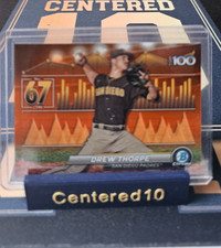 2024 Bowman Drew Thorpe Scouts' Top 100 Orange Refractor /25 Padres