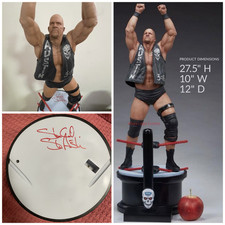 SIGNED Stone Cold Steve Austin BECKETT COA PCS WWF WWE - 1/4 Statue SOLD OUT