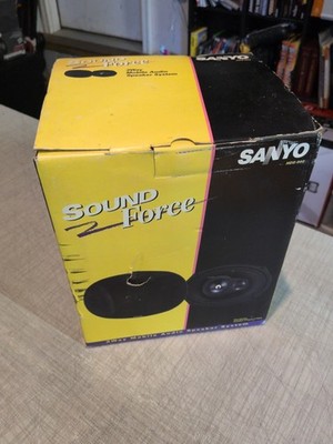 Vintage Sanyo Model HDS-903 Carfidelity Pair 3 Way Speaker System NEW! NOS