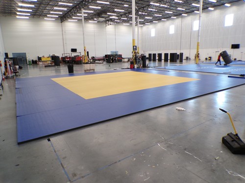 42' x 42' x 1 7/8" Dollamur Flexi-Roll MMA Tatami Mat READ DESCRIPTION #8087