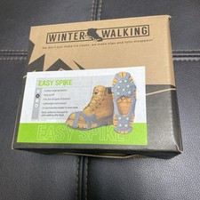Winter Walking Easy Spike Ice Cleats Size Adult Medium New 8-10