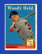 1958 Topps Set-Break #202 Woody Held EX-EXMINT *GMCARDS*