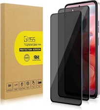 2 Pack Privacy Screen Protector for Motorola Moto G Power 5G 2024  Anti-Spy Gla