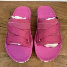 New NIB Big Kids Teva Hurricane Verge Purple Outdoor Slides Sandals Size 2 Y