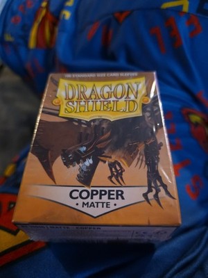 Dragon Shield - 100 Standard Sized Card Sleeves - Copper - Matte