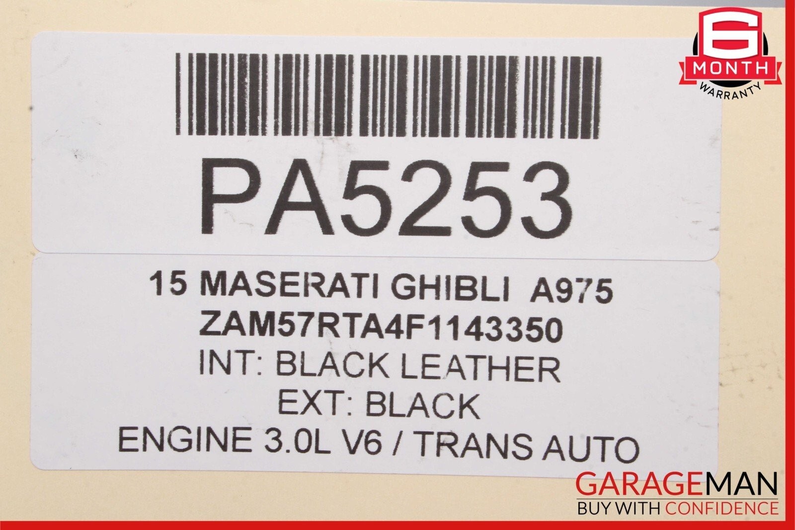 14-17 Maserati Ghibli Q4 AWD Auto Trans Automatic Transmission Assembly OEM 70k