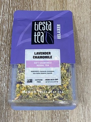 6pk Lavender Chamomile Herbal Tea | Loose Leaf | Calming Blend with Chamomile