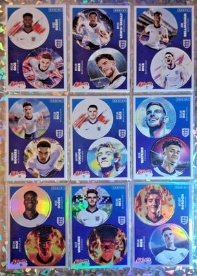 Panini Ballers Declan Rice England Edition 2026 Karten X9