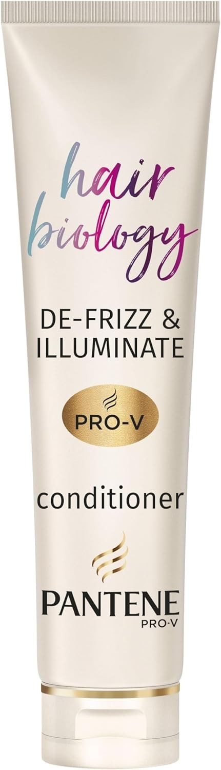 Pantene Hair Biology De frizz and Illuminate Hair Conditioner with Hyaluronic A