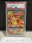 PSA 10 2019 POKEMON SUN & MOON COSMIC ECLIPSE #22 CHARIZARD/BRAIXEN GX