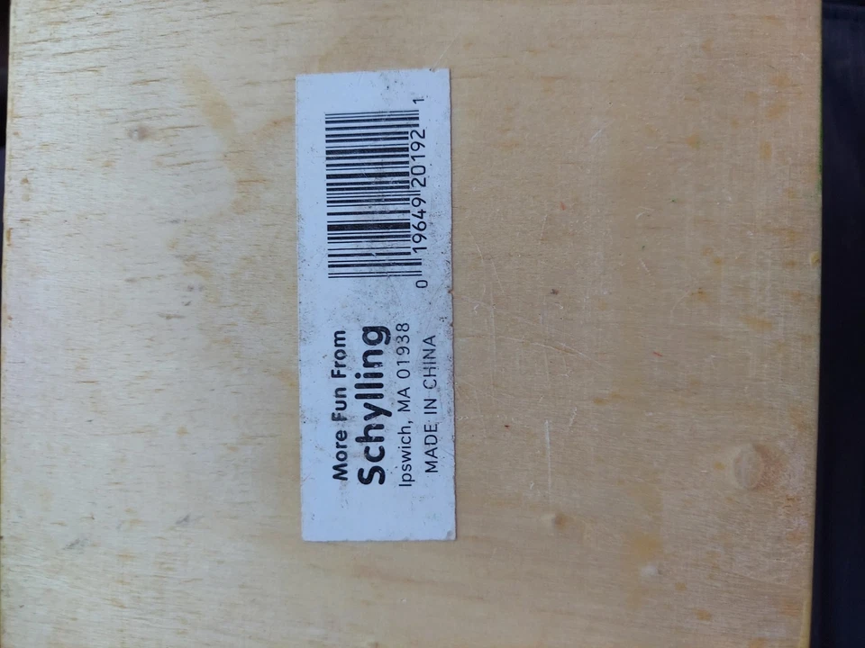 Schylling 48 Wood Blocks Alphabet Wooden Box Letter Number Alpha Play Toy Block - Image 3 of 4