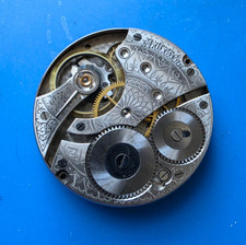VINTAGE 16 SIZE WALTHAM GRADE 610 POCKET WATCH MOVEMENT NOT RUNNING