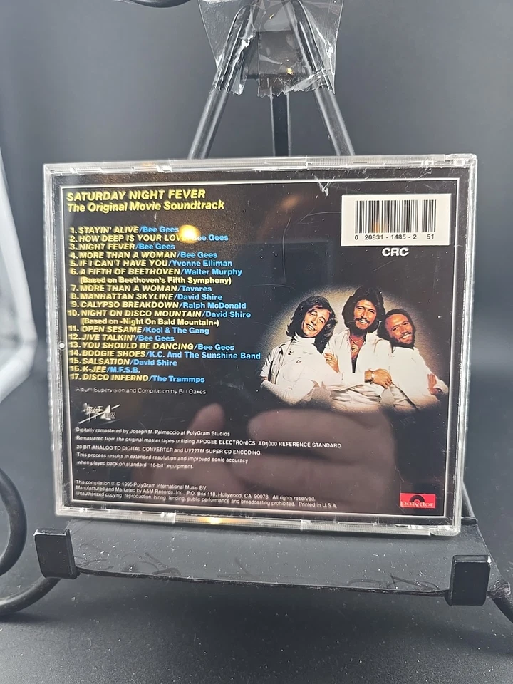 Saturday Night Fever Soundtrack 1995 Polygram Records BMG Music CD Very Good - Image 2 of 4