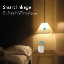 WiFi Motion Sensor Remote Monitoring 128° Detection Angle USB And Battery Po CHU