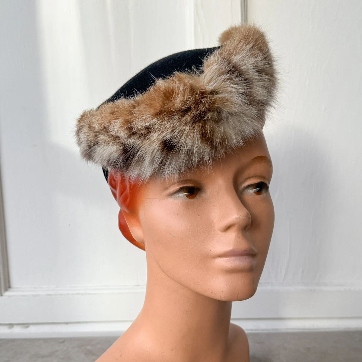 Vintage Original Designs Regency New York ladies fur hat Vintage Fur Hats from the 1960s, Possibly from JL Hudson main image 4