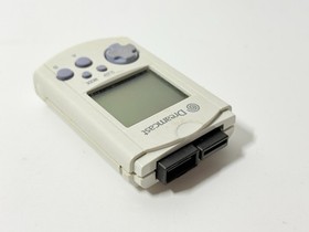 SEGA Dreamcast Visual Memory Unit VMU White 1998 Japan Rare w/ Instructions Test