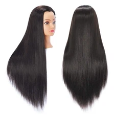 Hairingrid 26-28 Mannequin Head Hair Styling Training Head Manikin Cosmetolog...
