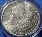 1884 CC Morgan Silver Dollar $1 Choice/Gem BU.