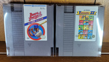 Bases Loaded Second Season Track & Field II Nintendo NES  Tested
