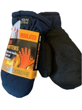 Polar Extreme Navy Blue Insulated Ski Mittens Unisex Kids One Size NWT