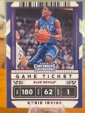 2020 Panini Contenders Draft Picks Basketball Kyrie Irving-#1 Game Ticket Red