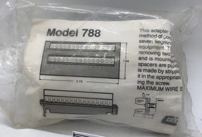 CINCINNATI ELECTROSYSTEMS MODEL 788 SOLDERLESS FIELD CONNECTIOR NIB