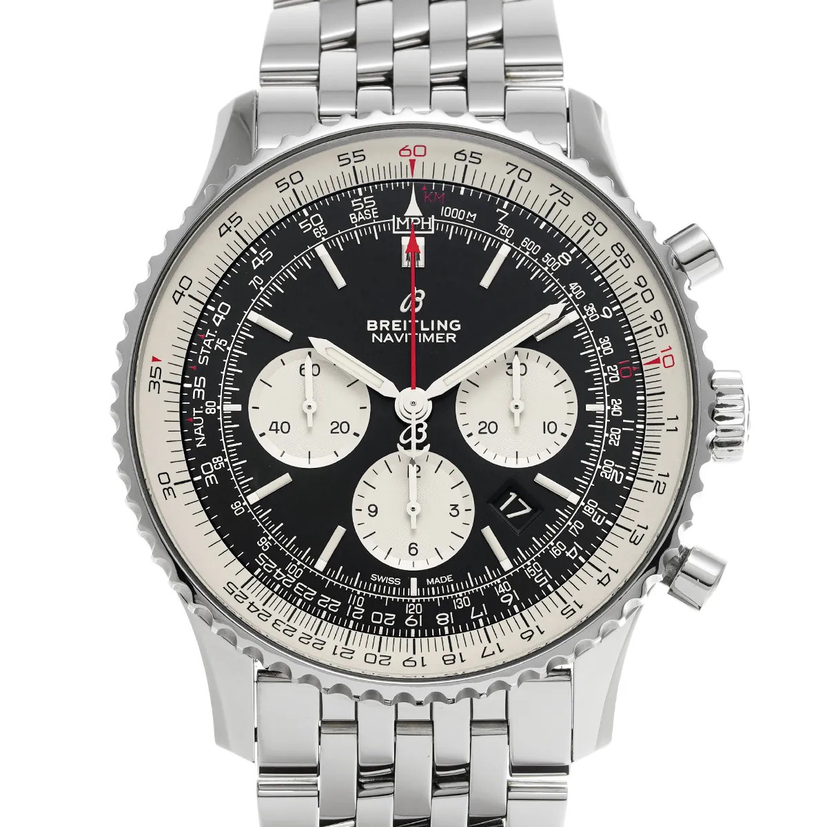 Breitling Navitimer AB0127211B1A1 AB0127) Black Silver