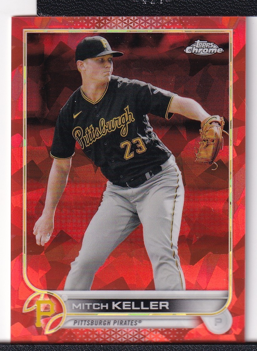 2022 Topps Chrome Sapphire Mitch Keller #251 Orange Refractor 13/25 Pirates