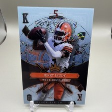 Wild Card 2025 5 Card Draw Stacked Deck Black Tie Jerry Jeudy 2/2 Browns