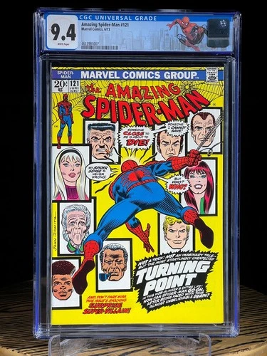 AMAZING SPIDER-MAN #121 June 1973  CGC 9.4 Death of Gwen Stacy Key Issue