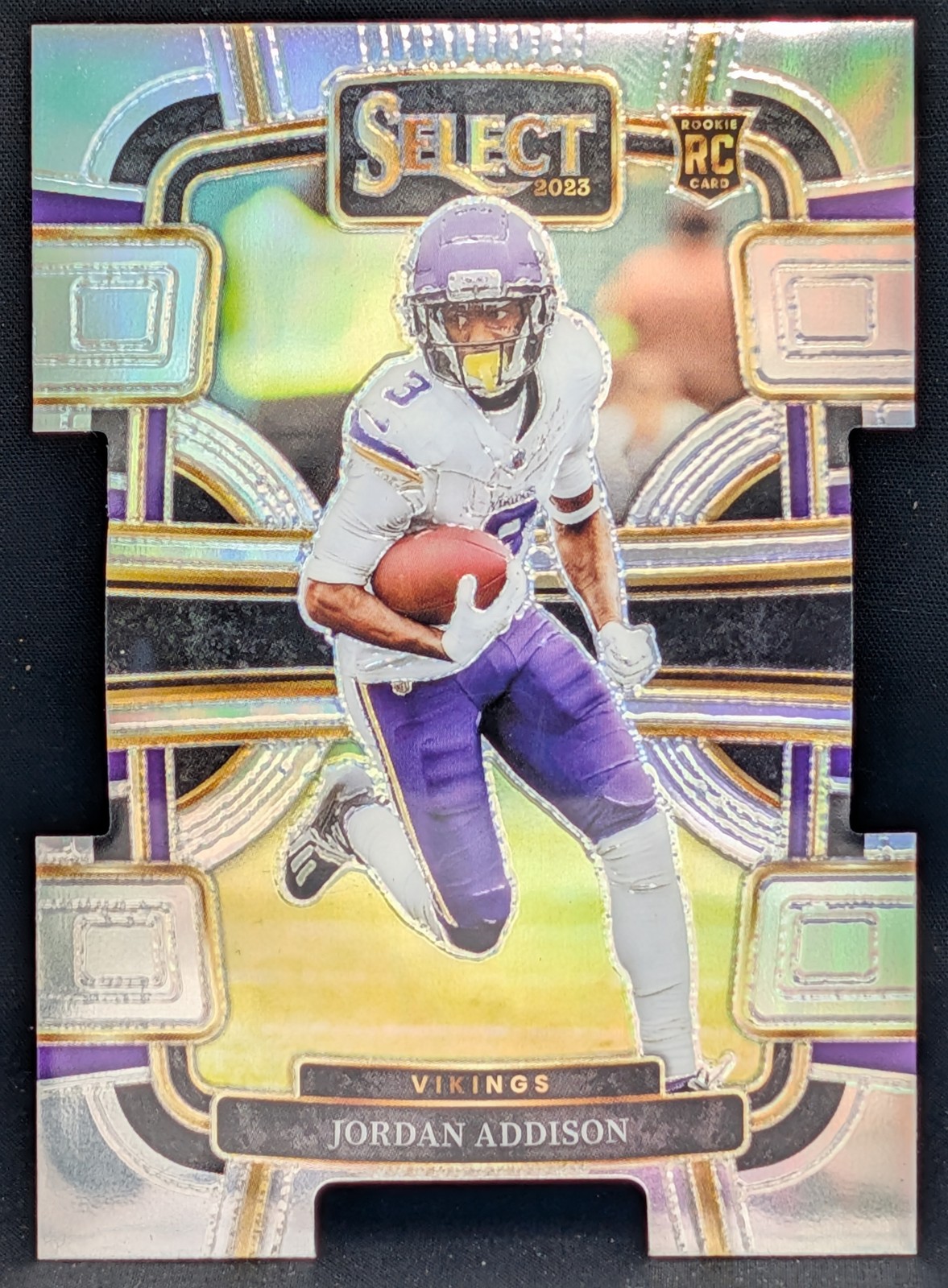 2023 Panini Select Silver Prizms Die Cuts #66 Jordan Addison