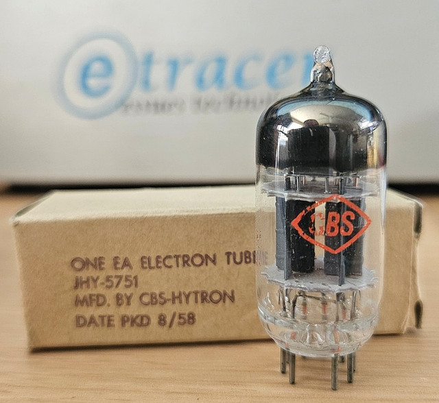CBS/Hytron 5751 Triple-Mica NOS