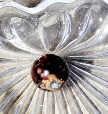 Early German Marble, Brown, Light And Dark,  Bennington