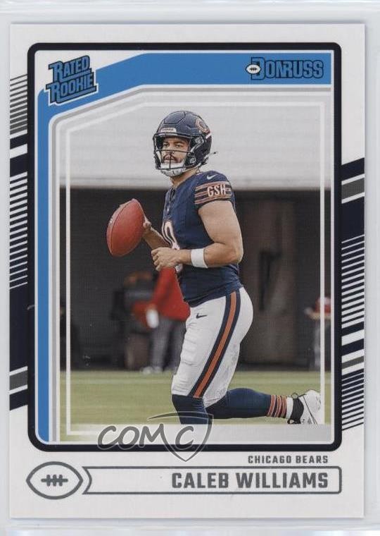 2024 Panini Donruss Rated Rookie Caleb Williams #327 1gz5