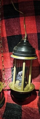 Hanging Mineral OIL Howling Wolf Rain Lamp