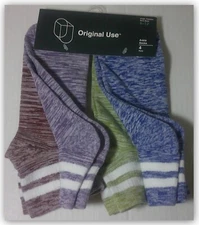 Original Use socks ANKLE length multi color 4 pairs Cotton blend lightweight