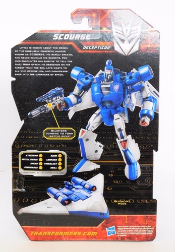2010 TRANSFORMERS GENERATIONS "SCOURGE" Decepticon Deluxe Class L3_C8+ MOC NEW - Picture 4 of 6