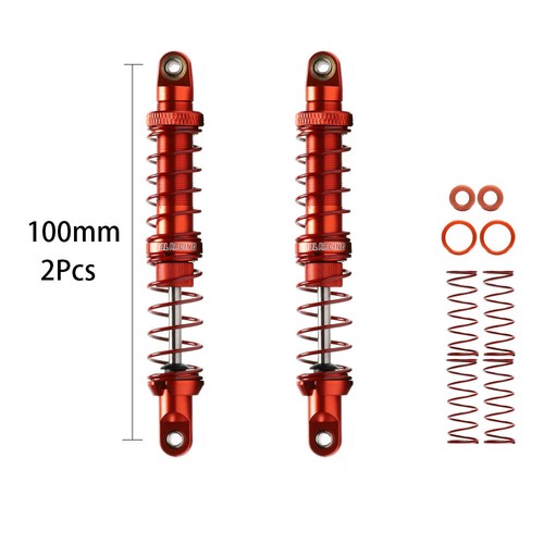 Amortiguador de metal 70 mm 80 mm 90 mm 100 mm 110 mm 120 mm para RC1/10 TRX4 axial SCX10 - Imagen 37 de 48