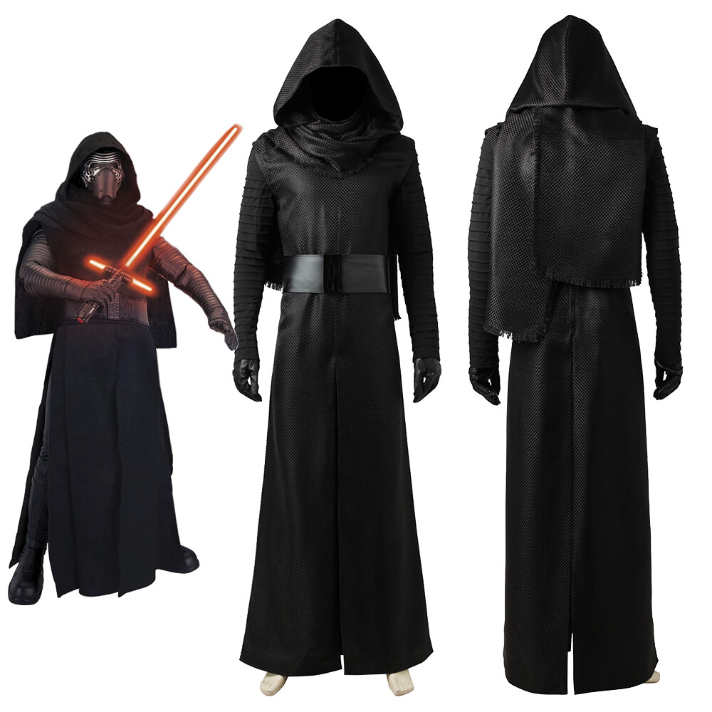 Kylo Ren Costume Star Wars 7 The Force Awakens outfit Cosplay Suit