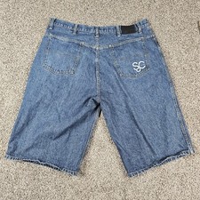 Vintage Sean John Shorts Mens 38 Blue Y2K Loose Baggy Hip Hop Jorts John Cena