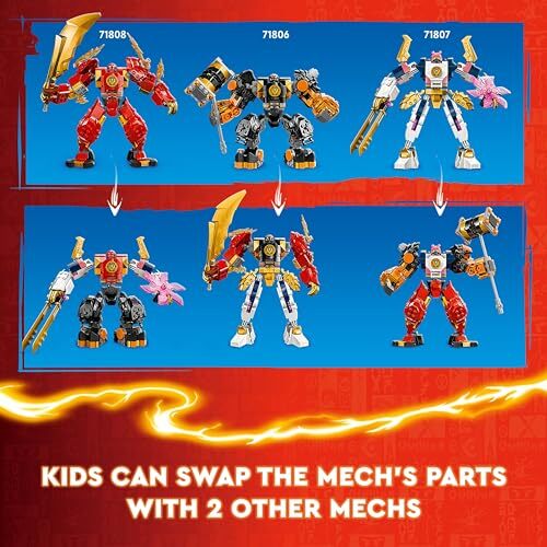LEGO Ninjago Kai's Elemental Power Mecha Fire Mech Toy Block 71808