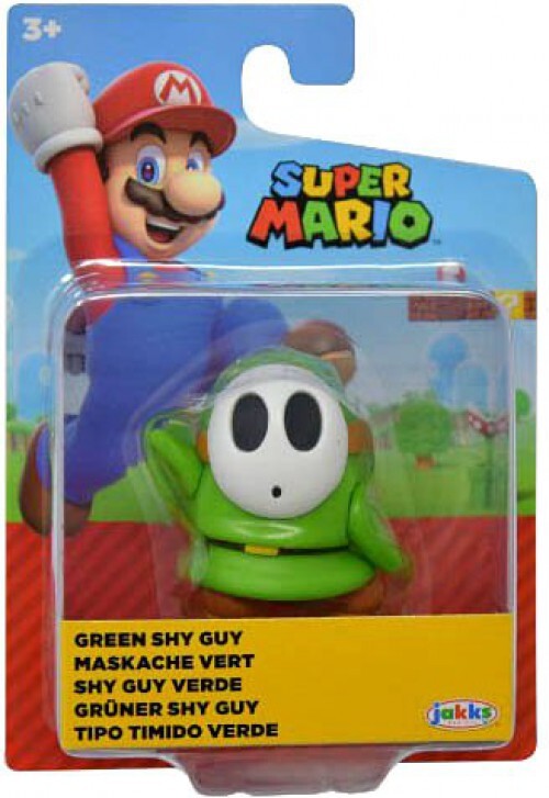 World of Nintendo Super Mario Wave 47 Green Shy Guy 2.5-Inch Mini