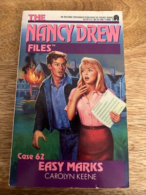 The Nancy Drew Files Case 62 Easy Marks By Carolyn Keene Paperback Book