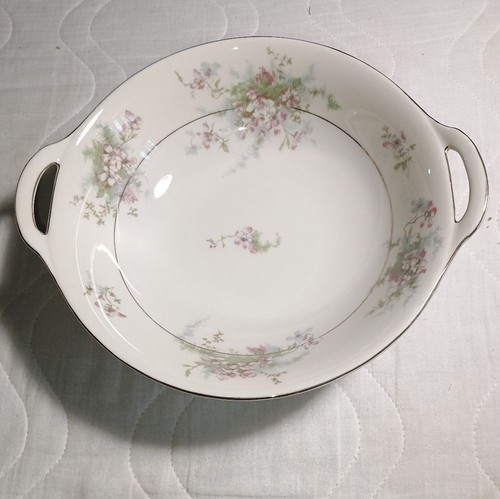Theodore Haviland Apple Blossom Vintage Floral Porcelain Serving Bowl