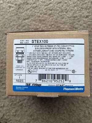 T&B STEX100 1'' Explosion proof cable fitting (325)