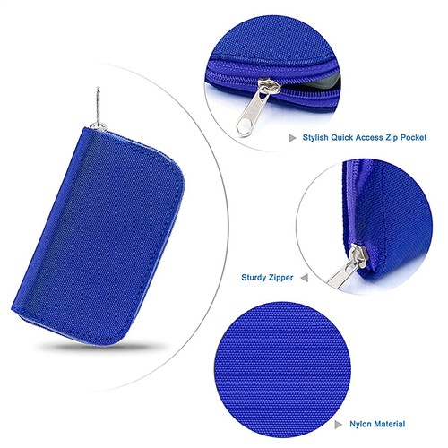 Étui de transport pour carte mémoire 22 emplacements pochette pour carte SIM SDHC MMC VIDE - Photo 9 sur 15