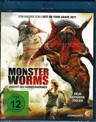 Monster Worms - Angriff der Monsterwürmer (Blu-ray) Horror Sci-Fi - NEU & OVP