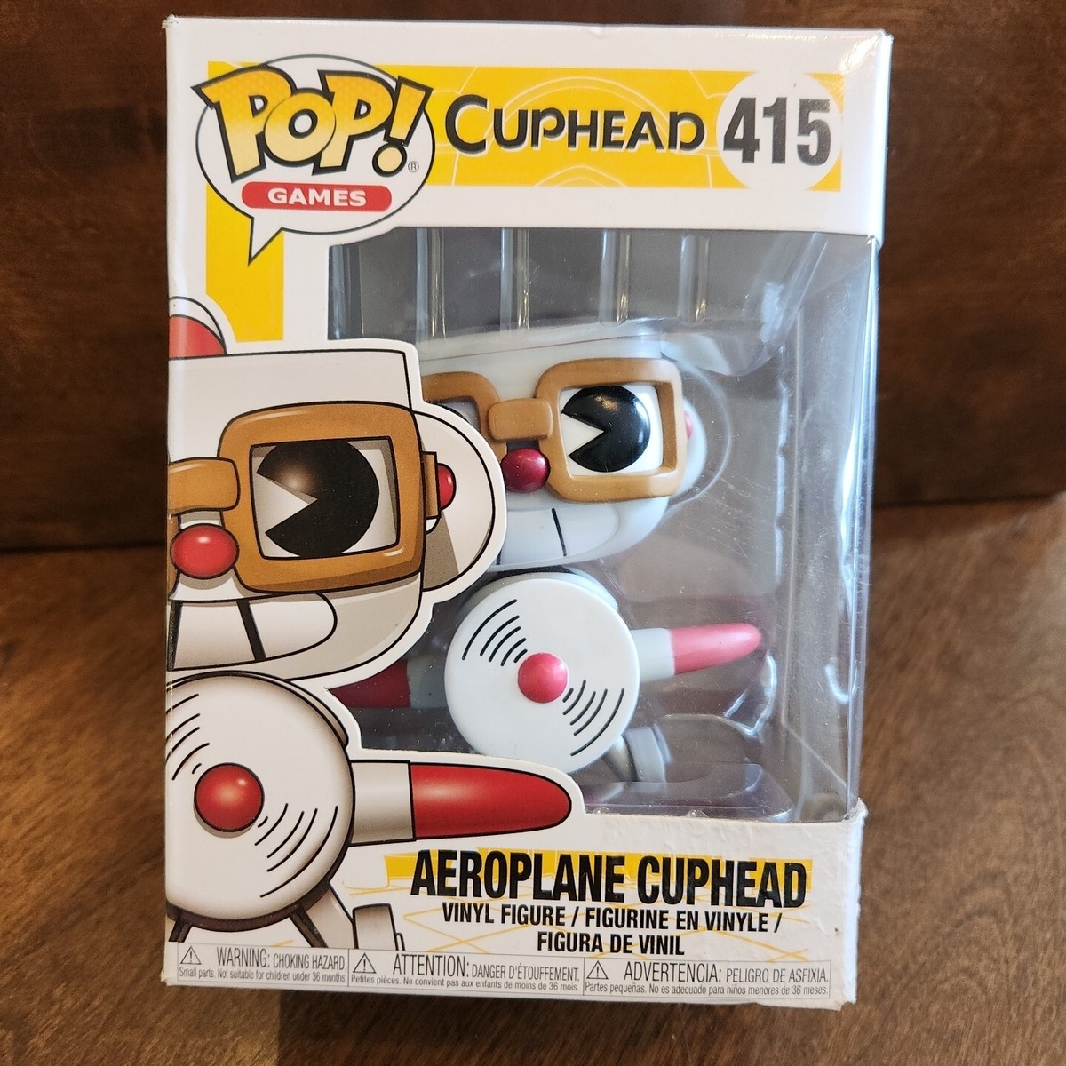 Funko Pop! Aeroplane Cuphead #415 Video Game Vinyl Figure