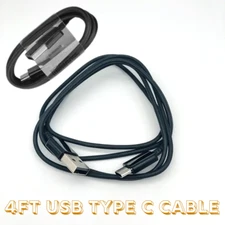4FT Type C Charger Cable USB C Fast Charging Cord For Samsung S8 S9 S10 Android